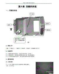 2013年奇瑞瑞虎5维修手册-06-顶棚