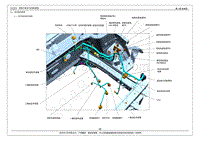 2016年奇瑞艾瑞泽7PHEV电路图-68室内线束图