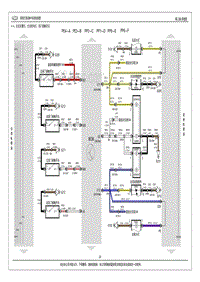 2015年奇瑞艾瑞泽M7电路图-4.4 左右后雾灯 左右转向灯 四门接触开关