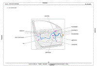 2016年艾瑞泽7电路图-车门线束