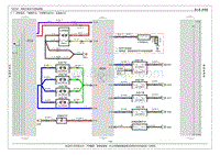 2016年艾瑞泽7电路图-118 8.7 闭锁电机 门接触开关 行李箱开启开关 防盗指示灯