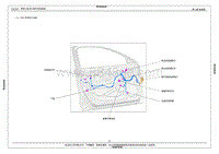 2016年艾瑞泽7CNG车型电路图--车门线束