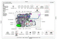 2016年艾瑞泽7电路图-40发动机电喷线束总成插件位置图一