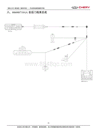 2019年瑞虎3电路图-八 806000718AA 右后门线束总成