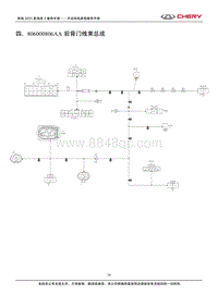 2019年瑞虎3电路图-四 806000806AA 后背门线束总成