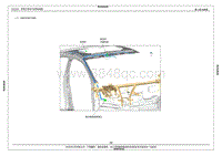 2016年艾瑞泽7电路图-顶篷线束插件位置图