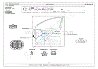 2016年艾瑞泽5蓝驱版电路图-车门线束