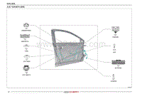 2021年瑞虎3X电路图-左前门线束插件位置图 