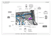 2019年瑞虎7电路图-40三 仪表板线束图