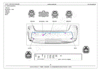 2016年艾瑞泽5蓝驱版电路图-后保险杠线束插件图