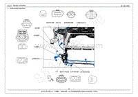 2019年瑞虎7电路图-36二 前保险杠线束图 