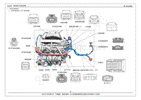 2019年瑞虎7电路图-30一 发动机电喷线束图 