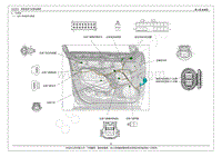 2019年瑞虎7电路图-53五 门线束图 