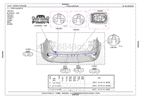 2017年瑞虎3X电路图-后保险杠线束插件图