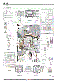 2019年瑞虎5X国五改国六电路图-（三） 仪表板线束图