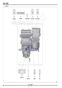 2021年艾瑞泽GX电路图-（七） 空调线束图
