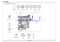 2020年艾瑞泽GX国五电路图-（一） 发动机电喷线束图