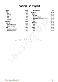 2019年全新瑞虎8维修手册-26-SQRE4T15C充电系统