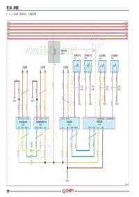 2019-2022年全新瑞虎8电路图- 二十 盲区监测 前微波雷达 车道偏离预警