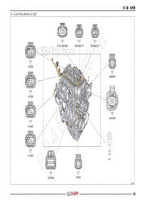 2020年新瑞虎7电路图-1.5 发动机电喷线束 F4J16 插件位置图