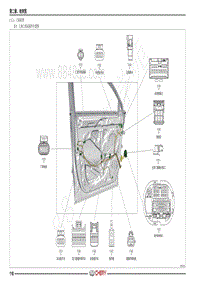 2022年瑞虎7PLUS电路图- 五 门线束图