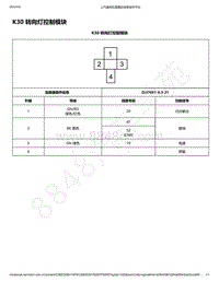 2018-2020年五菱荣光新卡电路图-K30 转向灯控制模块