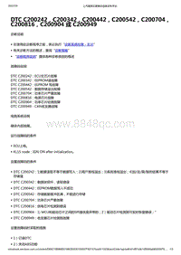 2022年款五菱宏光 MINI EV-ABS防抱死制动-DTC C200242 C200342 C200442 C200542 C200704 C200816 C200904 或 C200949