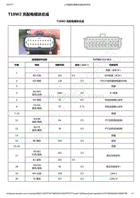 2021-2022年款五菱宏光MINI EV电路图-T18W2 充配电模块总成