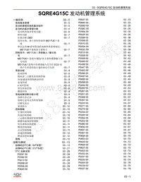 2021年艾瑞泽5维修手册-03 SQRE4G15C 发动机管理系统 