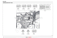 2022年瑞虎8 PRO电路图-730DHB变速箱线束插件位置图 