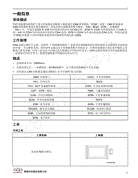 2020年瑞虎8 PLUS维修手册-CAN系统