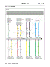 2022-2023年小鹏G9电路图-9.23 安全气囊电路图30