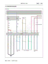 2022-2023年小鹏G9电路图-9.45 智能控制系统电路图