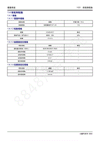 2022-2023年小鹏G9维修手册-1.4 车轮和轮胎