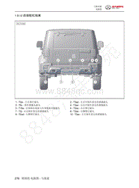 2022年北汽BJ40刀锋英雄电路图-1.9.12  后保险杠线束