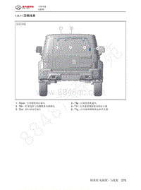 2022年北汽BJ40刀锋英雄电路图-1.9.11  顶棚线束