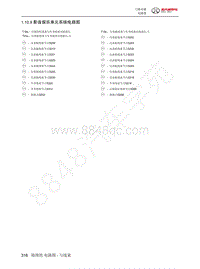 2022年北汽BJ40刀锋英雄电路图-1.10.9  影音娱乐单元系统电路图