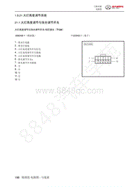 2022年北汽BJ40刀锋英雄电路图-1.8.21  大灯高度调节系统