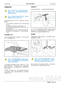 2022年AITO汽车问界M5维修手册-切割技术