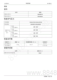 2022年AITO汽车问界M5维修手册-规格