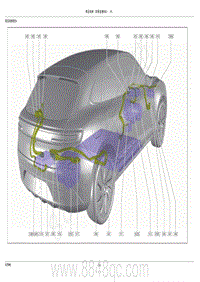 2022年AITO汽车问界M5电路图-高压线束（四驱金康GCU）（H）