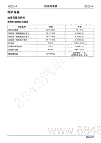 2022年问界M7维修手册-检测与维修-维护保养