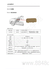 2022年AITO汽车问界M7拆解手册-5.2.3 仪表板