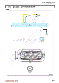 2020-2021年星途TX-DTC诊断ESC-C004914