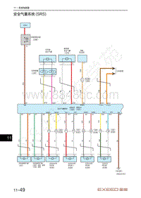 2020-2023年星途LX追风电路图-安全气囊系统 SRS 