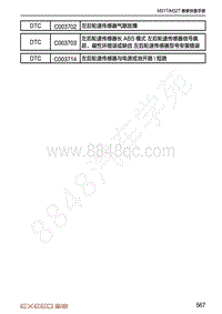 2020-2021年星途TX-DTC诊断ESC-C003703