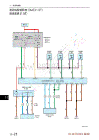 2020-2023年星途LX追风电路图-发动机控制系统 EMS 1.5T 