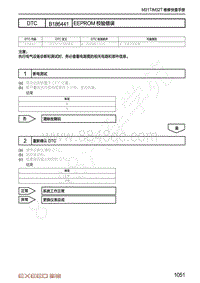 2020-2021年星途TX-DTC诊断组合仪表-B186441