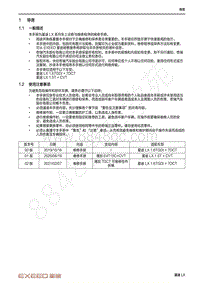 2020-2023年星途LX追风维修手册-1.1 一般描述