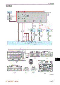 2020-2021年星途TX电路图-冷却系统